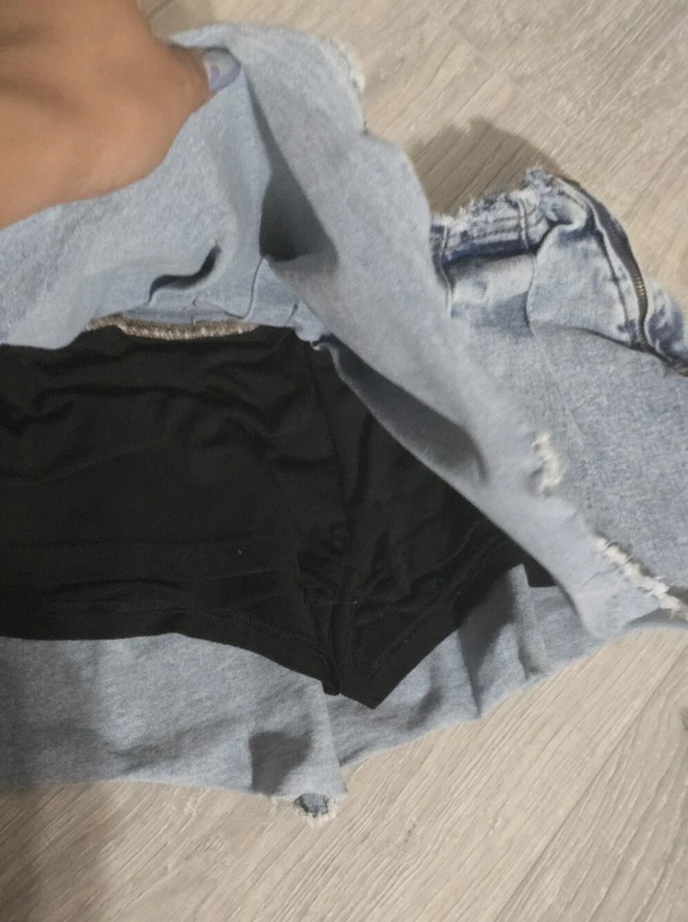 refuge pleated denim